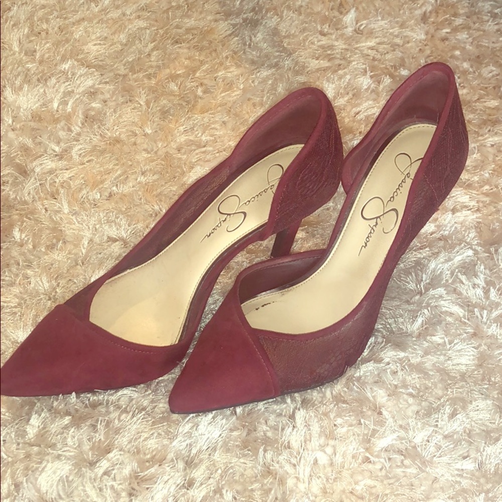 JS lace heels